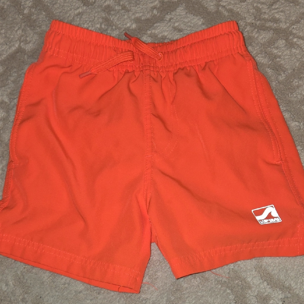 Orange Boys Swim Trunk 4/5t